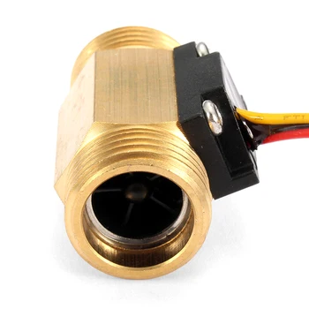 

Control Switch Copper Drinking Fountain Water Flow Sensor Hall Effect Professional Safe Flowmeter Measurement Liquid Practical