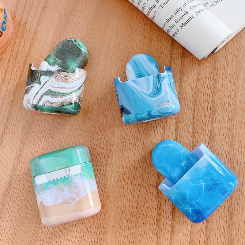 Новый мраморный чехол для Honor Fly pods Pro милый силиконовый наушников Huawei FreeBuds 2 Flypods