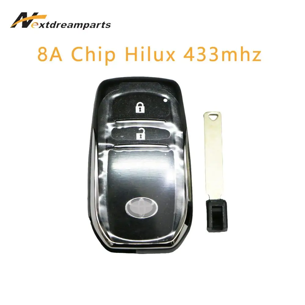 Автомобильный Дистанционный ключ для Toyota Hilux 433mhz 2 кнопки BM1EW(P7) 89904-0K051