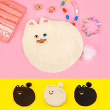Bentoy Milkjoy флисовая плюшевая Монета Сумка для женщин сумка для денег для девочек милый мягкий чехол для карт косметический держатель зимний макияж сумка