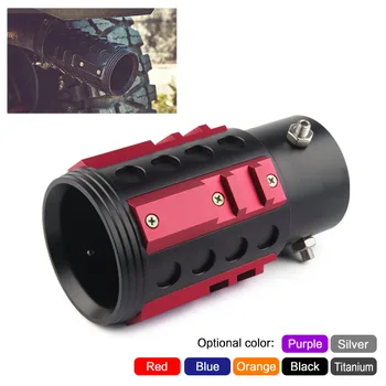 

Car Styling Universal Tail Throat Car Aluminum Rear Exhaust Pipe Tail Tip Pipe Industrial Style For 38mm-63mm Pipes