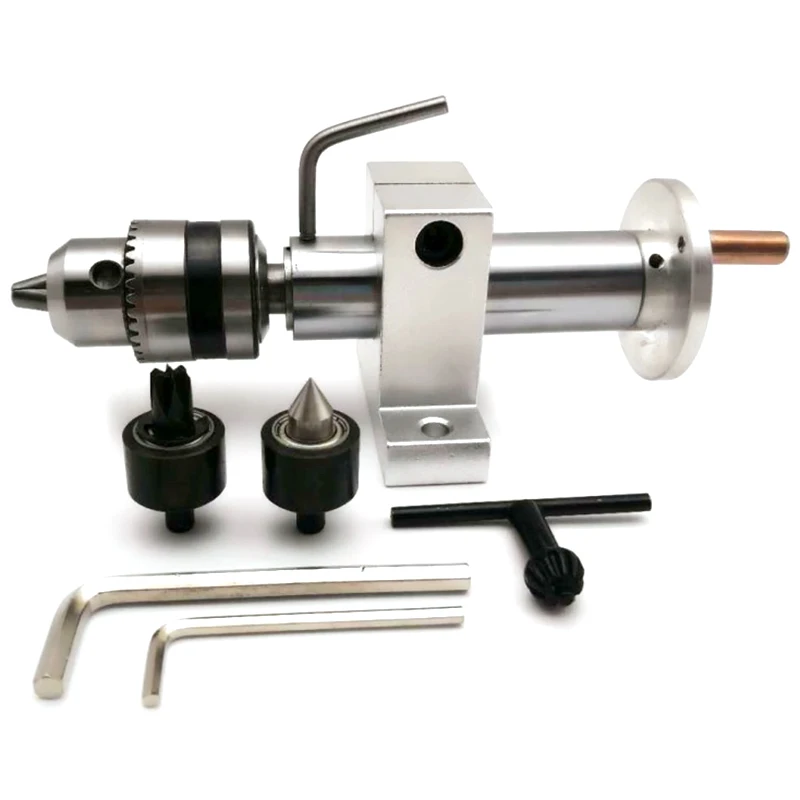 

Multifunction Drilling Tailstock Live Center With Claw For Mini Lathe Machine Revolving Centre DIY Accessories Woodworking