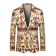 Модный Блейзер Masculino в стиле «хип-хоп» с принтом мужской блейзер Горячая Повседневное мужской пиджак, жакет Тонкий вечерние пиджак Для мужчин 9M3