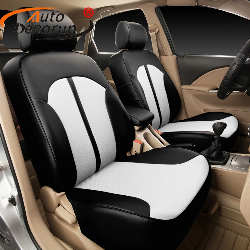 Чехлы AutoDecorun на сиденья для volvo V40 2017 2013 аксессуары Набор чехлов автомобильные