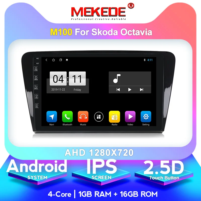 4G+ 64G Android 10,0 4G LTE RDS автомобильный Радио dvd-плеер для Volkswagen SKODA Octavia 3 A7- Автомобильная Мультимедийная навигация - Цвет: 16G