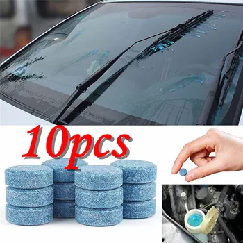 

10PCS Car Wiper Detergent Effervescent Tablets Washer Auto Windshield Cleaner Glass Wash Cleaning Tools Concentrated Dropship