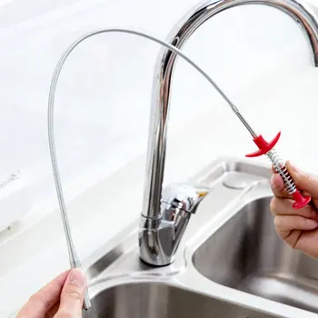 

Dredge Sewer Garbage Clip Home Bendable Sink Tub Toilet Dredge Pipe Tools Bathroom Kitchen Cleaning Accessories