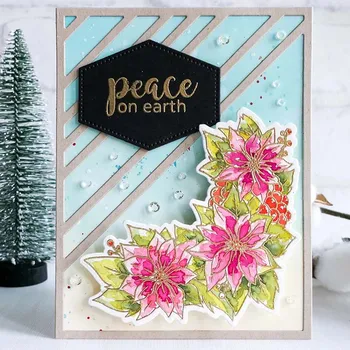 

Half striped cover die Metal Cutting Dies Scrapbooking background craft Card Making Embossing Rectangular Pattern new 2019