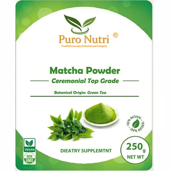 

Pure Organic Matcha Green Tea Powder Ceremonial Top Grade 250g