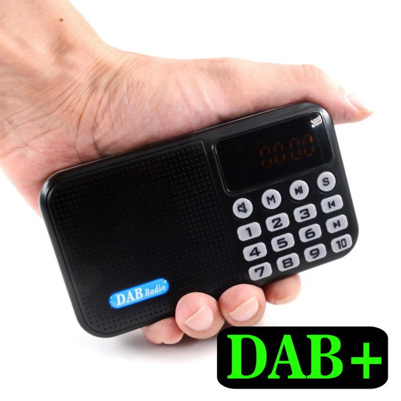 Dab/Dab + Digitale Pocket Radio Fm Stereo Draagbare Oplaadbare Hogar