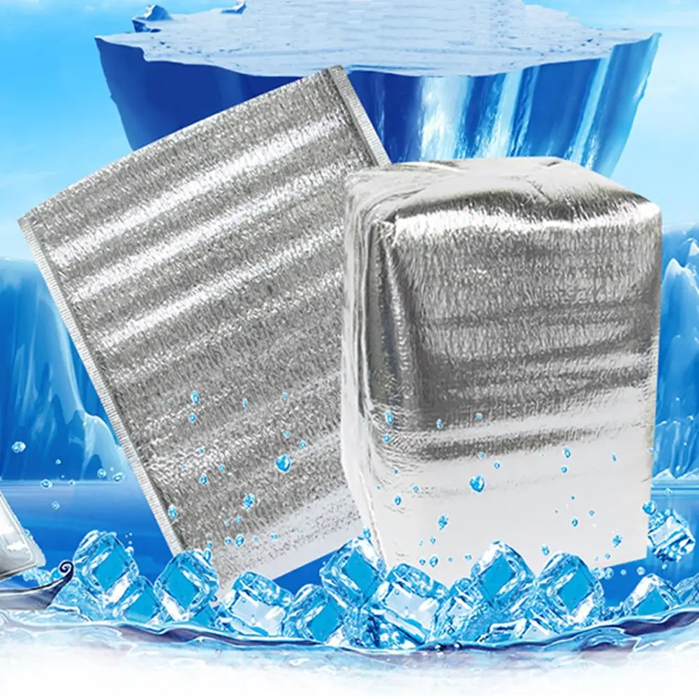 HOT SALES!!! 20Pcs Lunch Bag Thermal Insulation Aluminum Foil Disposable Food Delivery Pouch Wholesale Dropshipping | Дом и сад