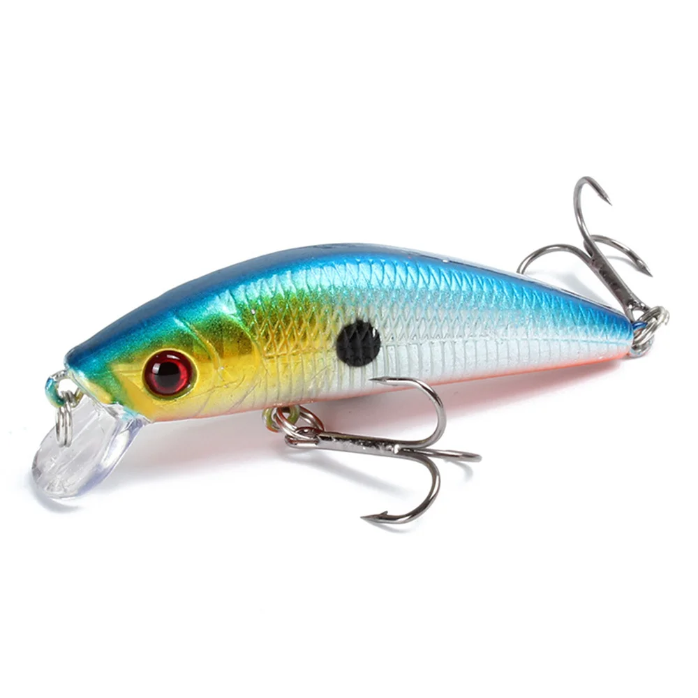 1PCS Laser Hard Crankbait Slow Sinking Fishing Lures 7cm 8.2g Pesca Japan Artificial Plastic Bait Wobbler Pike Fishing Tackle