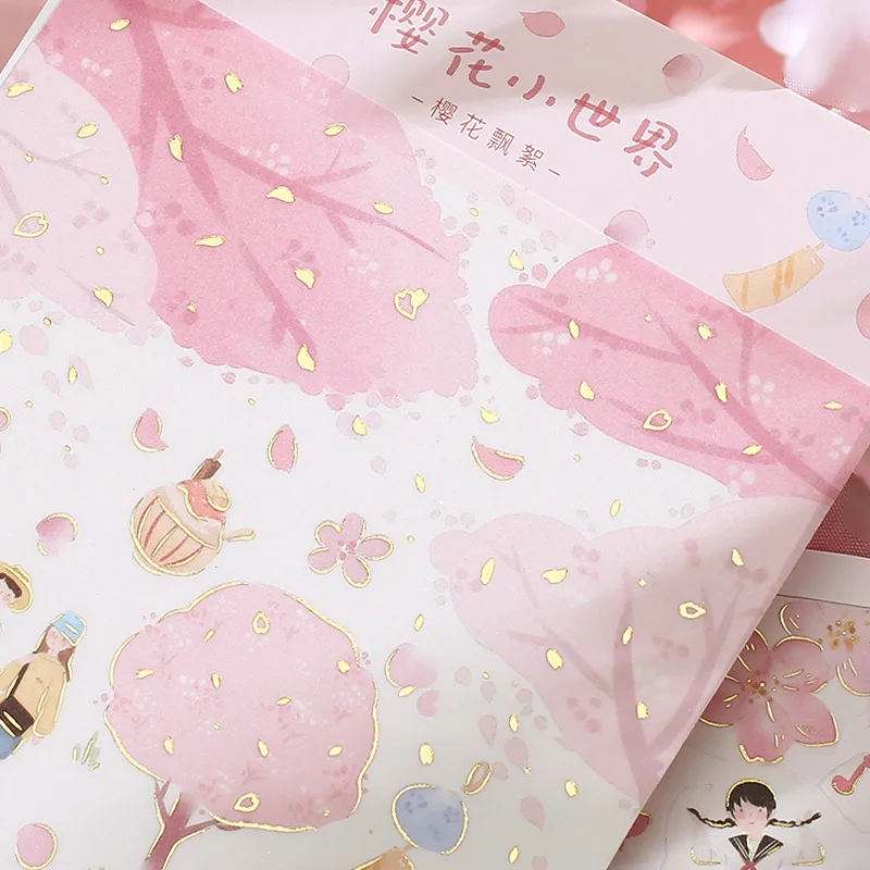 20 компл./1 лот Kawaii канцелярские наклейки нежный ветер дневник декоративные мобильные наклейки Скрапбукинг DIY ремесленные наклейки