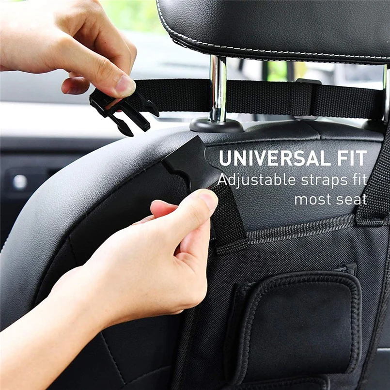 Car seat storage bag fish truss bag car raft frame Velcro straps fixed with vehicle rear seat fixed bag 30O9 (8)