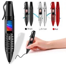 Новая мини Bluetooth Dialer ручка крошечный экран Поддержка SIM TF карты мобильный телефон