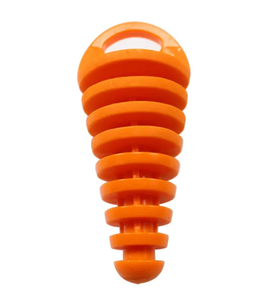 Глушитель для внедорожных мотоциклов, глушитель, заглушка, автомобильная мойка, водонепроницаемая заглушка, труба, резиновая выхлопная труба, пробка - Цвет: orange