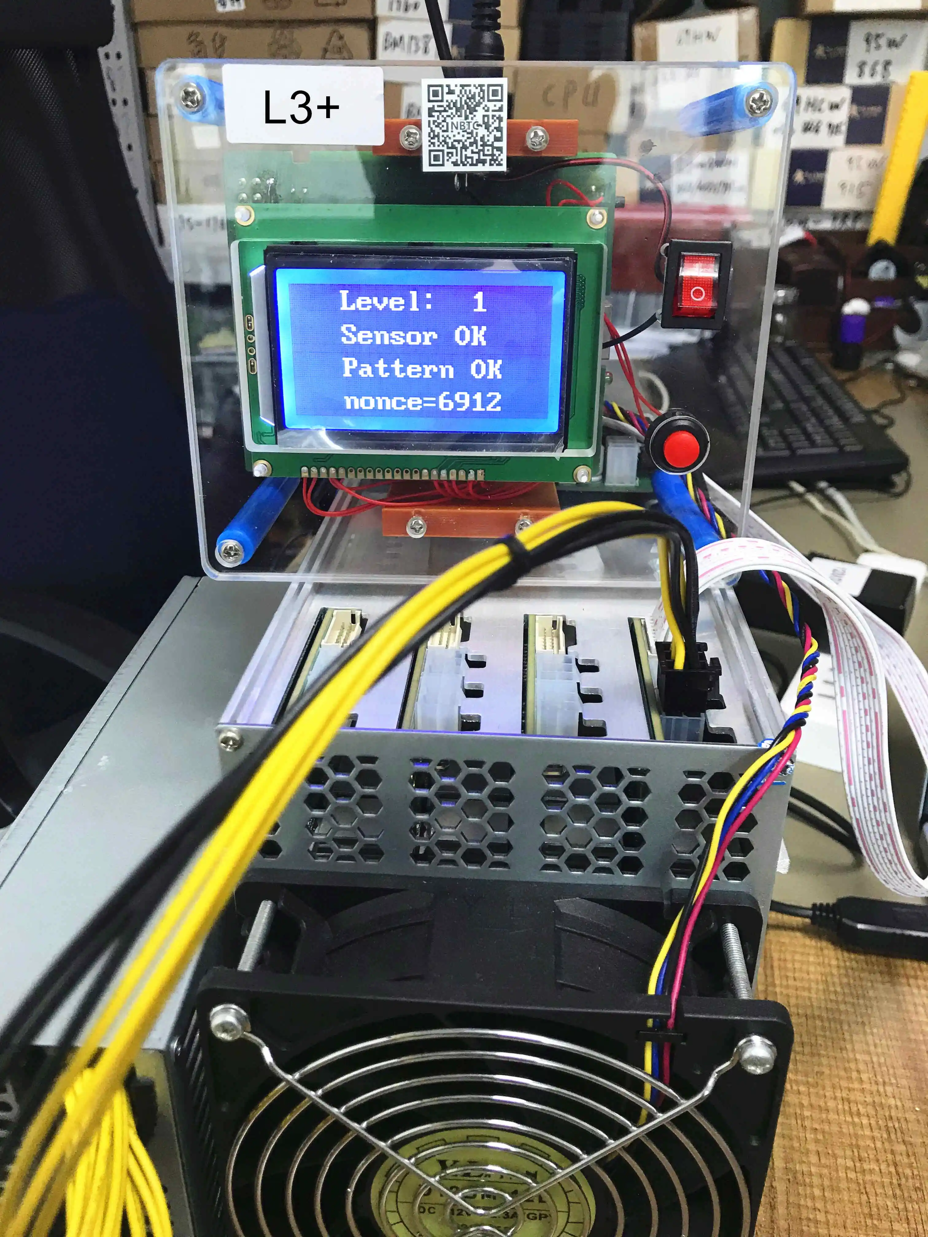 ปฏิทิน ICO Miner Test Fixture L3 + Hash Board Tester ซ่อมชิป BM1485ซ่อม