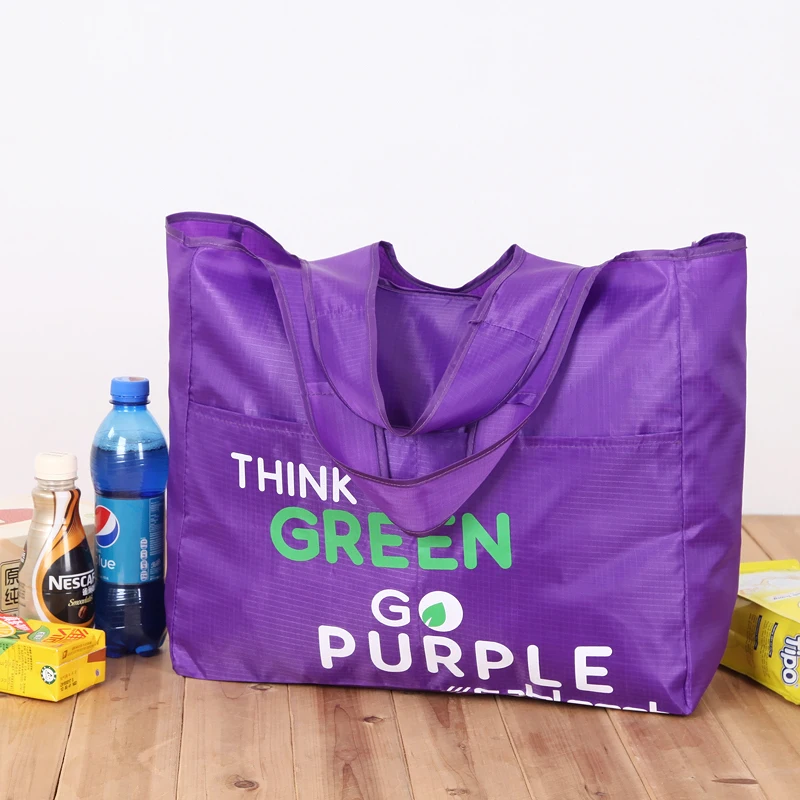 Зеленые многоразовые сумки для покупок Женская Складная сумка Портативная ткань эко продуктовый мешок складной большой емкости сумки