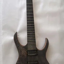 Новая гитара+ блокирующий тюнер+ mayones duvell 7 Струнная Гитара Гриф из черного дерева 5 слойный шейный болт mayones гитара