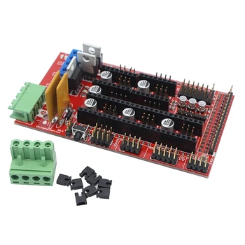 

for RAMPS 1.4 Control Board Panel Part Motherboard 3D Printers Parts Shield Red Black Controls Ramps1.4 Boards Accessories