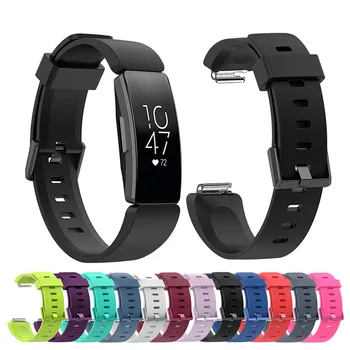 

Silicone Band For Fitbit Inspire Strap Fitbit Inspire HR Wristband Sport Bracelet Women Men Replacement Watchband