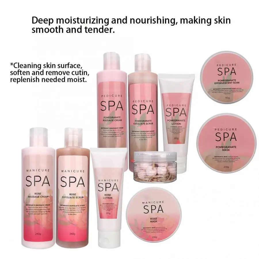 Pedicure Exfoliating Scrub Dead Skin Removal Moisturizing Skin Care Kit Set Manicure Tool Callus Remover for Hand Foot Care a
