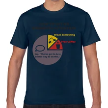 Camiseta divertida de atención de los ingenieros de los hombres de la camiseta de encargo de la vendimia de Vogue