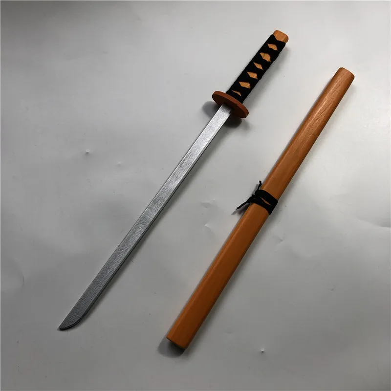 73cm Wooden Sword Mini Simulated Animation Prop Weapon Anime Katana Samurai Cosplay Ninja Performance Props Gift Toys For Kids