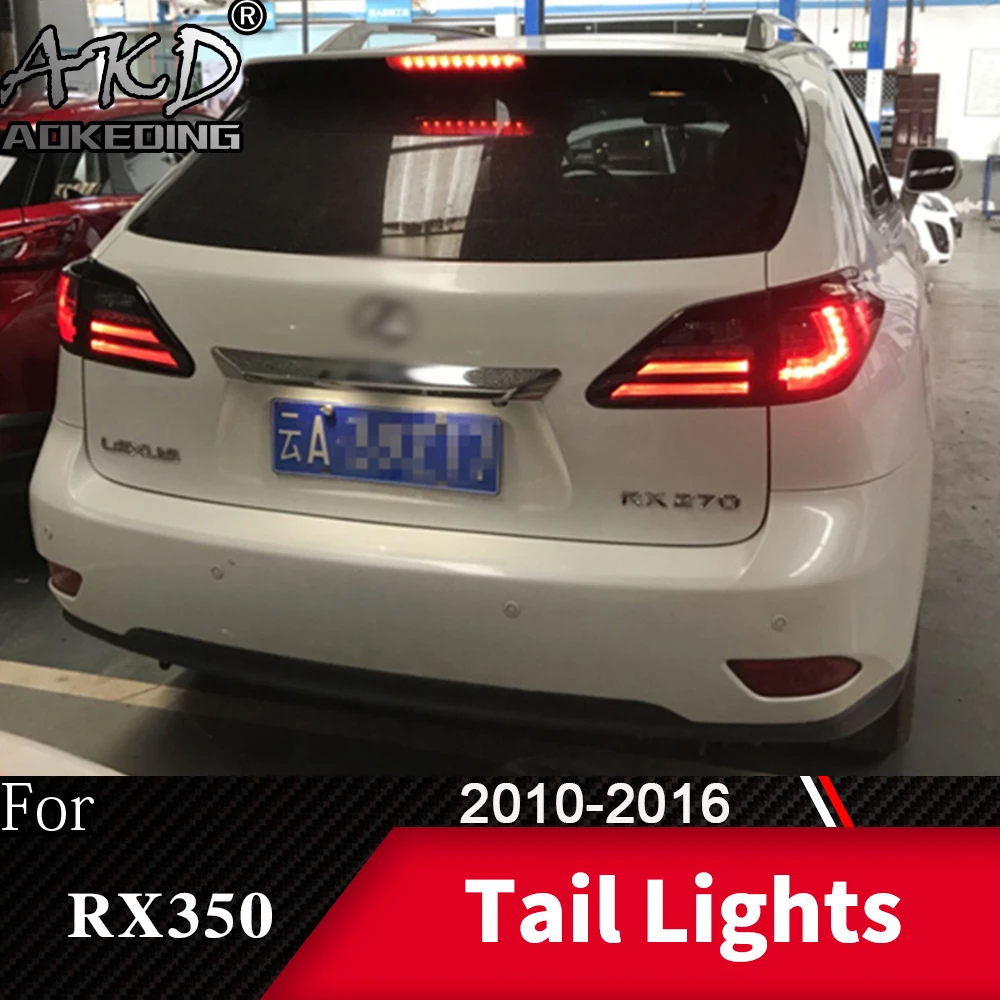 Задний фонарь для автомобиля Lexus RX350 2010- RX330 светодиодный задние фары, противотуманные фары Дневные ходовые огни DRL Тюнинг автомобилей Автомобильные аксессуары