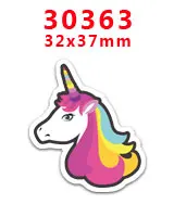 PR-30363 Принадлежности для рукоделия с изображением героев мультфильмов плоские с обратной стороны плоские смолы 30 штук. PR-29484-30763 - Цвет: PR-30363