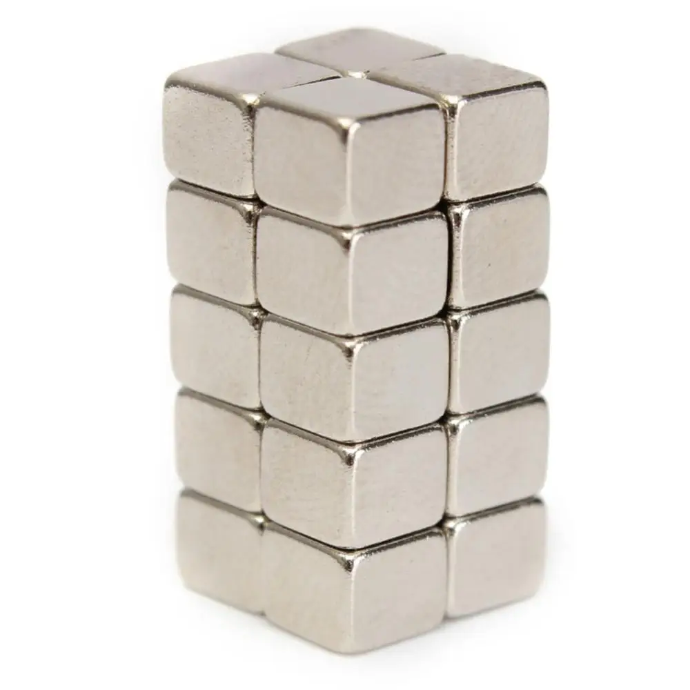 Magnets Material 20Pcs 5x5x4mm N52 Super Strong Square Rare Earth Neodymium Fridge Magnets Blocks neodymium magnets magnetic blocks