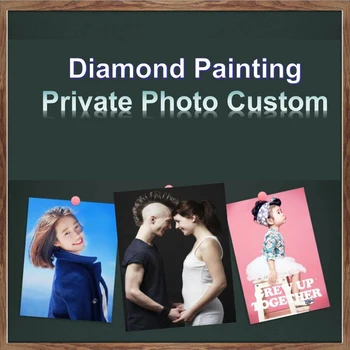 

Private Photo Custom Diamond Painting DIY 5D Full Round&Square Drill Cross Stitch Embroidery Diamond Mosaic,Home Decoration