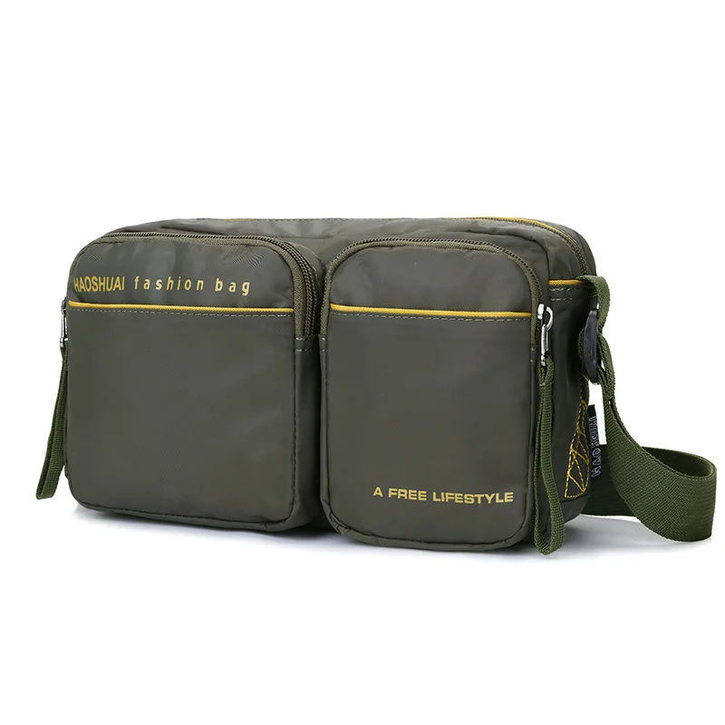 

New Style Multi-functional Small Shoulder Bag Outdoor Travel Sports Running Waterproof Nylon Crossbody Bag Fashion Casual