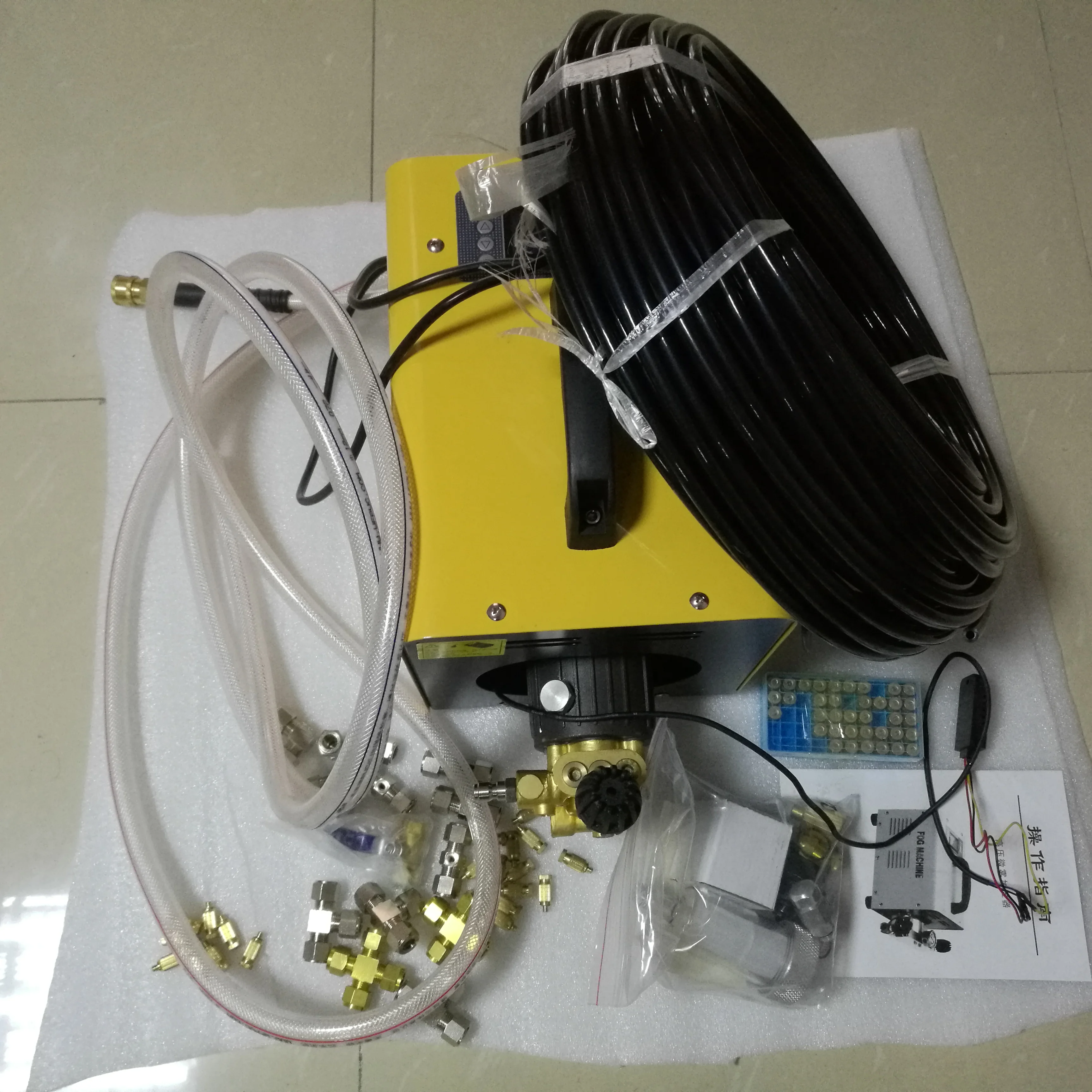 

3LPM Fog Machine,high pressure misting system,mist fog pumps,high pressure fog misting system for cooling and humidification