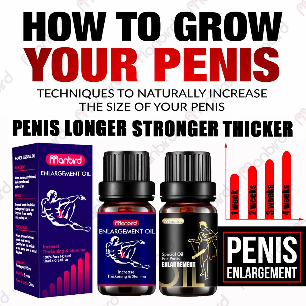 2Pcs Sex Aphrodisiac Oils Enlargers Viagra Pills Permanent Increase Big Dick Xxl Cock Thickening Growth  Penis Enlargement Cream