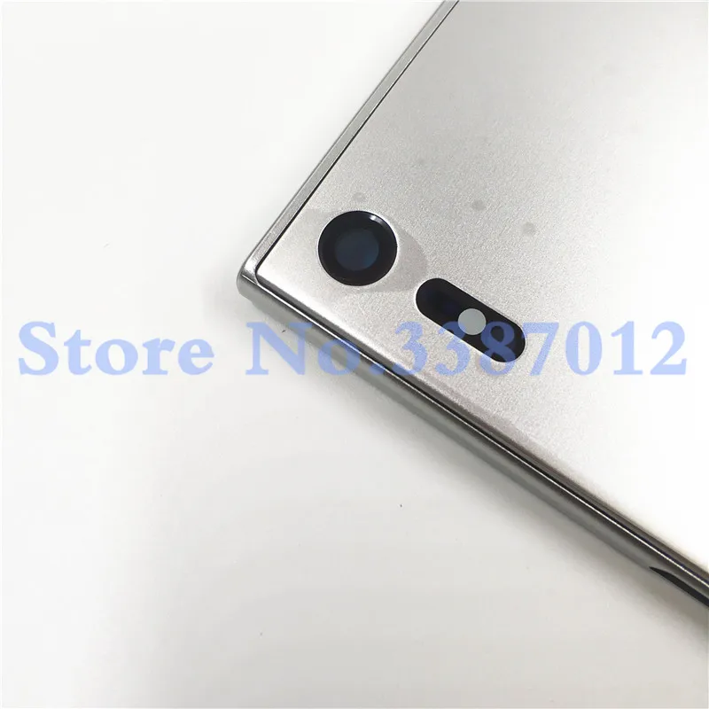 Крышка батареи для sony Xperia XZ F8332 F8331 Корпус задняя крышка двери 5,2 дюйма металлическая рамка с логотипом
