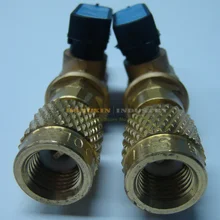 R22 адаптер с шаровым клапаном 1/" SAE разъем регулируемый клапан зарядки