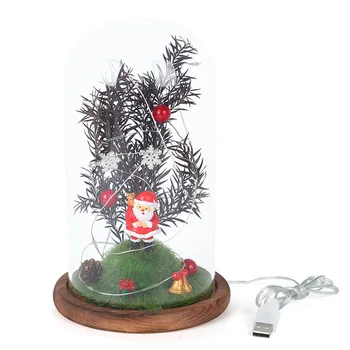 

Decorative Lamp Father Christmas Gift Girl Child Santa Claus LED Gift String Table Bedside Bedroom Room Bedside Lantern