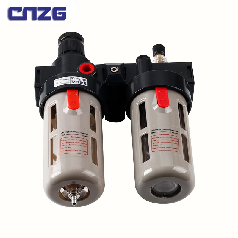 BFC-2000 3000 4000 1/4 Air Filter Pressure Regulator Valve Lubricator Combination For Pneumatic Compressor Oil Water Separtor