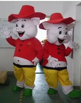 

Newly Cute Pig Mascot Costume Cartoon Adult Halloween Party Game Fancy Dress Cartoon mascot costumes