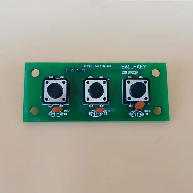 Button circuit board Быстрый 861DW горячий воздушный пистолет кронштейн монтажная плата нагревательный сердечник стальная труба 220 В 1000 Вт 861DW аксессуары для воздушного пистолета - Цвет: Button circuit board