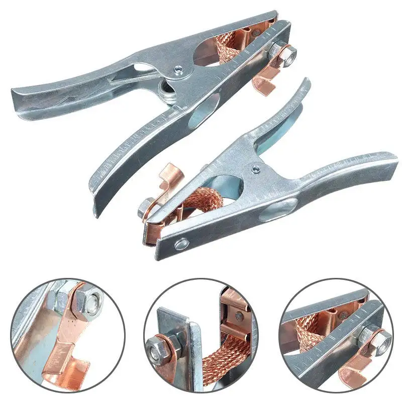 1pc 300Amp Earth Ground Cable Clip Clamp High Quality Welding Manual Welder for Professional Use 175mm Mayitr Electrode Holders
