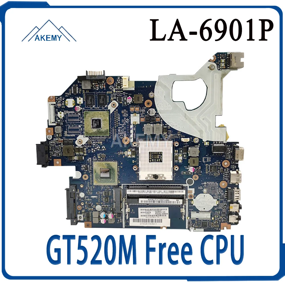 P5WE0 LA-6901P материнская плата для For Acer 5750 5750G 5755 ноутбука HM65 GT520M 1 ГБ оригинальная