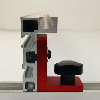 

Woodworking 30/45 Type Chute Backing Rail Chute Connector with T-tracks Stop Ergonomic Design More Easier To Operate