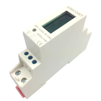 

Single Phase Two Wire LCD Digital Display Wattmeter Power Consumption Energy Electric Meter kWh AC110-230V 50Hz Electric Din