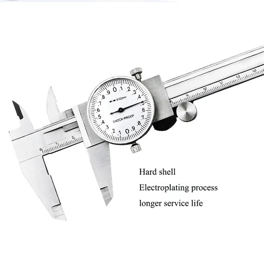 0150mm Shockproof Dial Calipers High Precision Vernier Caliper Outer