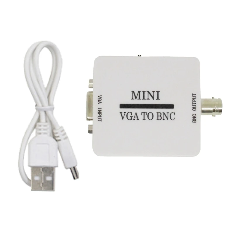 Мини HD VGA к BNC видео конвертер коробка композитный VGA к BNC адаптер разговорный цифровой коммутатор коробка для HDTV монитора