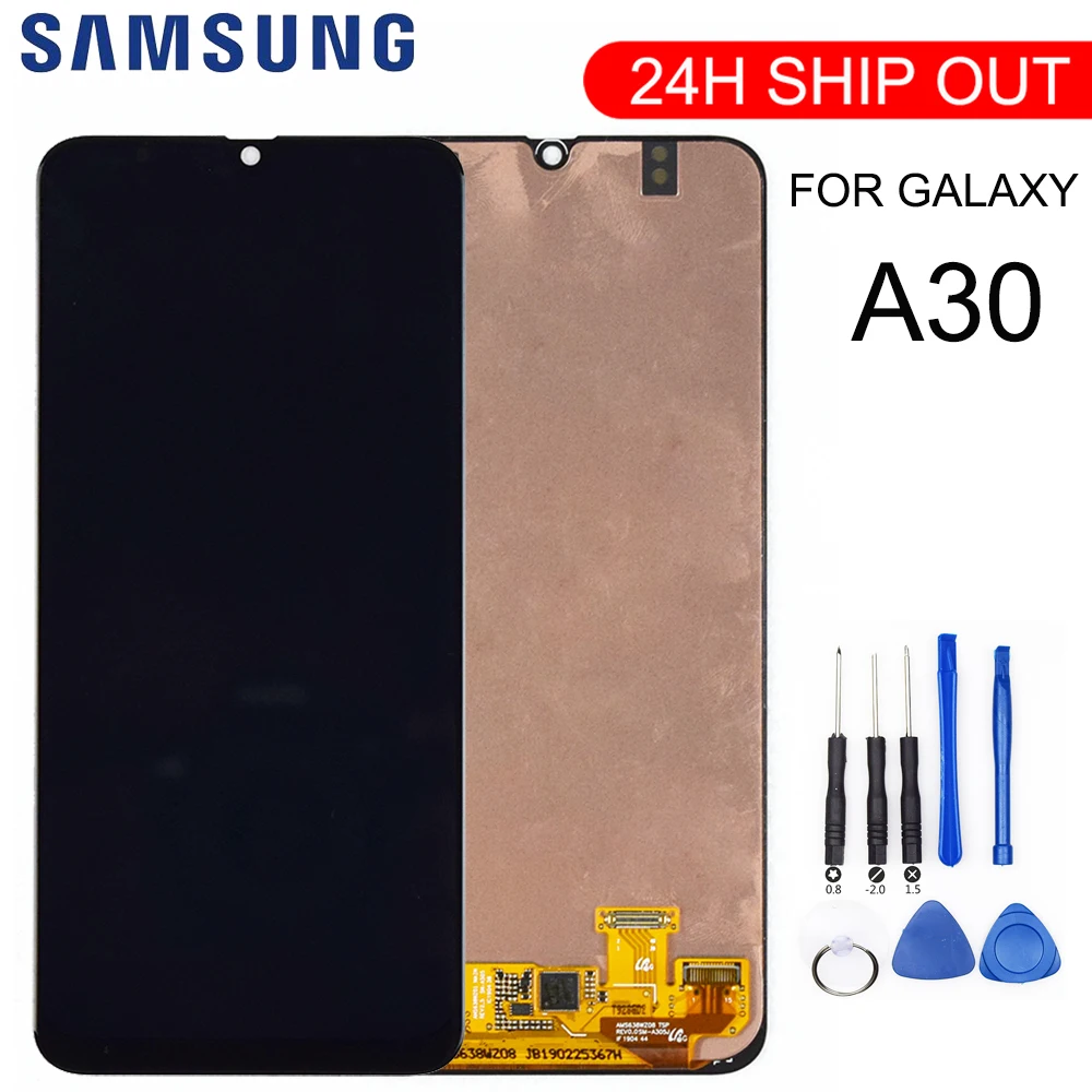 Pаспродажа Новый для samsung Galaxy A30 SM A305F дисплей ЖК экран Замена для samsung A30 A305 A305F дисплей ЖК экран модуль