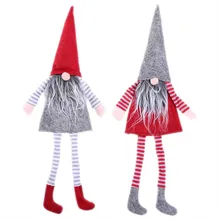 Рождественские украшения бутылки вина вечерние декоративное украшение для дома вечерние украшения для ужина Креативные украшения красный серый скандинавские бутылки сумка C2334