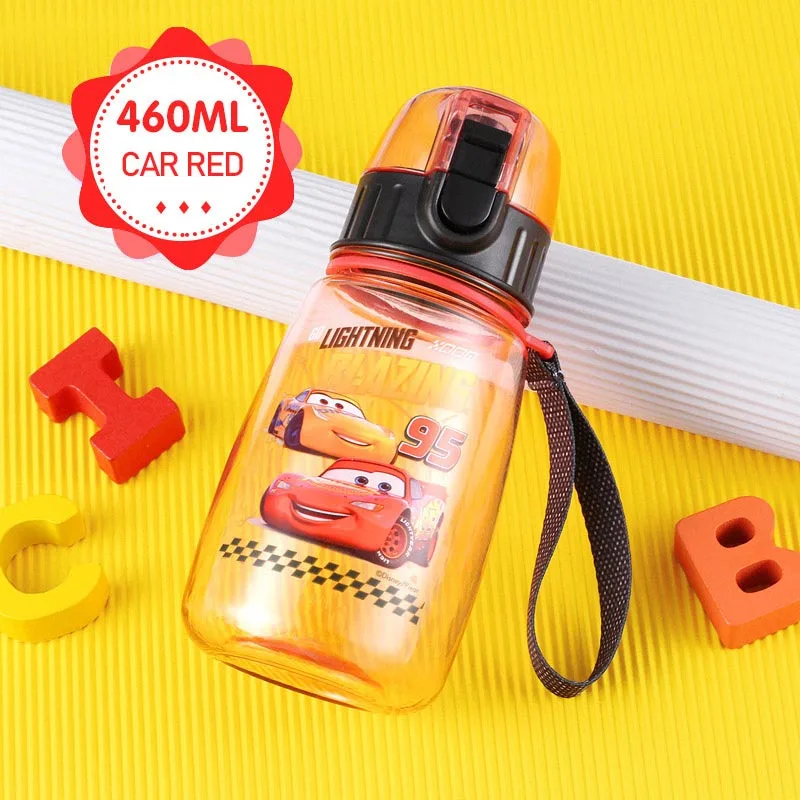 Розовый Disney Baby Cup чашка для кормления чашка Дисней кружка герметичная copo детская бутылка для воды Микки Маус детская чашка на бретелях чашка - Цвет: Розовый